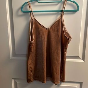 *Never worn* Nude Velvet Tank Top